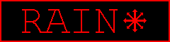 RAIN'S WEBSITE banner